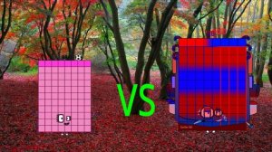 Official PinkGirlBlocks Band Remastered VS TEAM Numberbloks Band 51 to 100 | Infinity Cool Sounds!