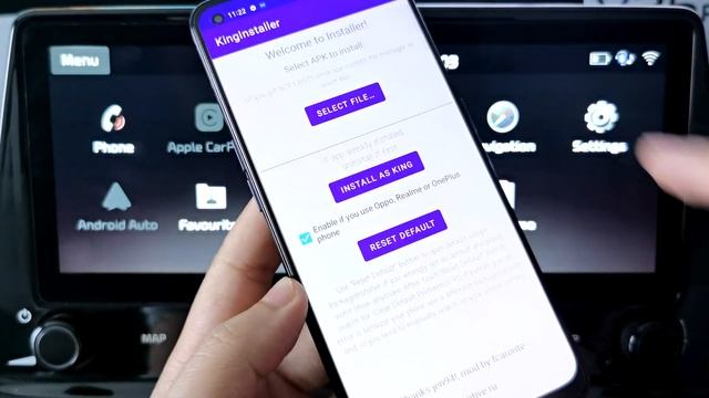KingInstaller For OPPO REALME ONEPLUS  WATCH YOUTUBE On Android Auto
