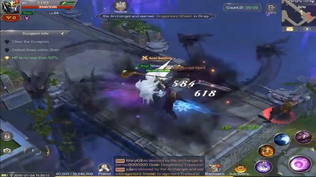 MU Origin 2 MAGE Gameplay Walkthrough | Chapter 2 | IOS, Android смотреть онлайн