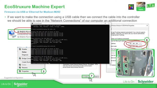 EcoStruxure Machine Expert Training - M6.4 Firmware via USB or Ethernet for M262 смотреть онлайн