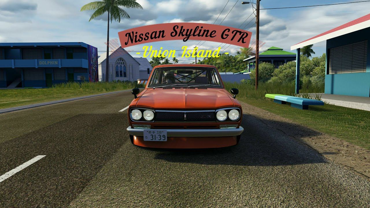 Nissan Skyline GTR 2000 - Union Island | Assetto Corsa. смотреть онлайн