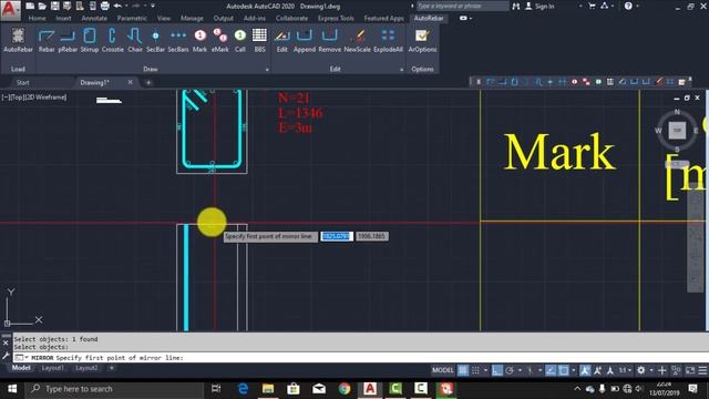 AutoRebar plugin for AutoCad 2020 смотреть онлайн