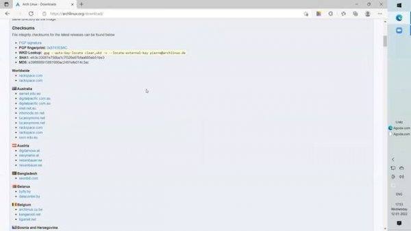 Arch Linux ISO image downloading Steps || How we can download Arch Linux || Linux Tutorials in Hind