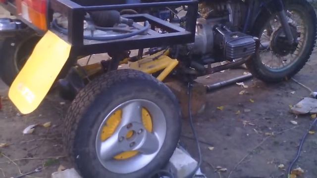 самодельный трицикл с прицепом 2017 смотреть онлайн