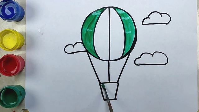 Bolalar uchun havo shari chizish/Drawing balloon for children/Рисунок воздушный шар для детей смотреть онлайн