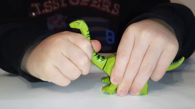 Лего динозавры Юрского периода...(аналог) Распаковка колекции...