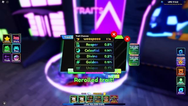 I Spent $50k Robux To Get The 0.1% Unique Trait On Gilgamesh In Anime Adventures Roblox смотреть онлайн