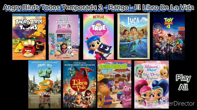 Angry Birds Toons Temporada 2 - Rango - El Libro De La Vida 9 En 1 DVD Menu Pirata смотреть онлайн