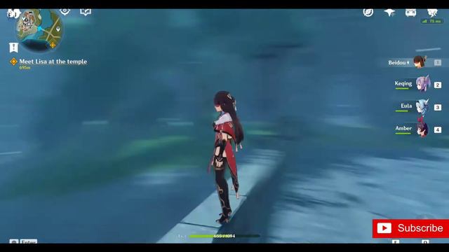 The Funniest Waifu Diving Contest Featuring Amber Eula Keqing Beidou I Unofficial I Genshin Impact смотреть онлайн