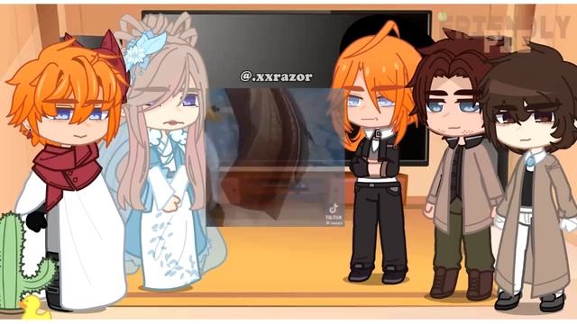 React to Dazai as Zhongli || Part 1 || BSD x GI ! AU || Gacha Club смотреть онлайн