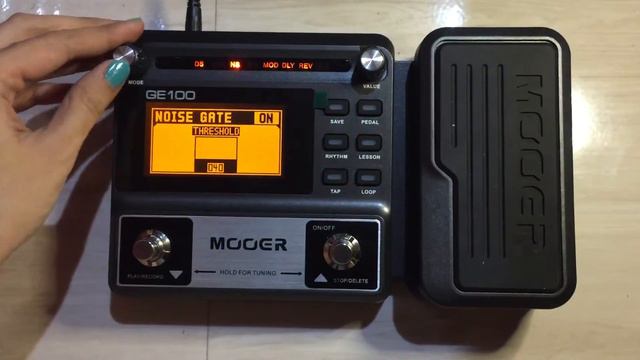 How To Save Your Patch On Mooer GE100 #MooerGE100 #Mooer