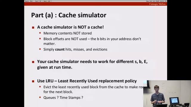Recitation 5 Cache Lab and Blocking смотреть онлайн