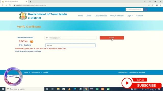 How to Download Community Certificate in Tamil | ஜாதி சான்றிதழ் பெறுவது எப்படி? 2021 смотреть онлайн