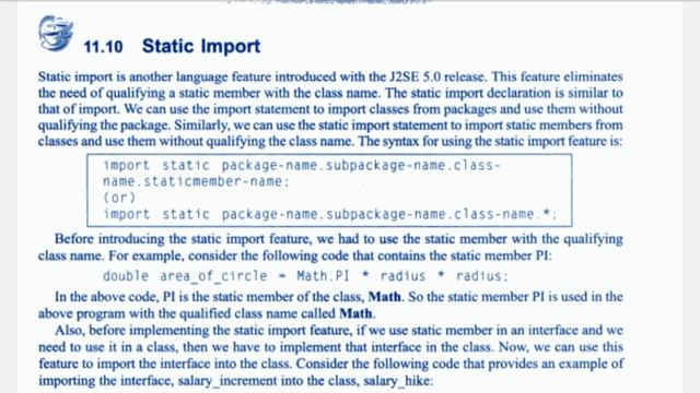 Static Import in Package Java | Package | | Java | Java Balaguruswamy audiobook смотреть онлайн
