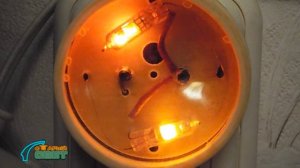 Советский ночник с неоновыми лампами