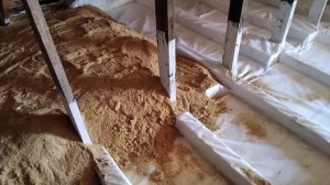 Утепление потолка опилки Супер класс!