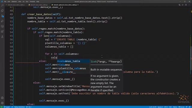 Python Curso V2: 537 4/4 Creación de una Base de Datos, Tabla y Columnas desde una GUI смотреть онлайн