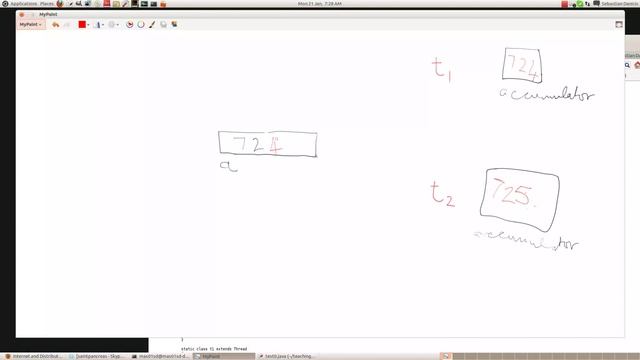 The need for synchronization with shared data and threads in Java смотреть онлайн