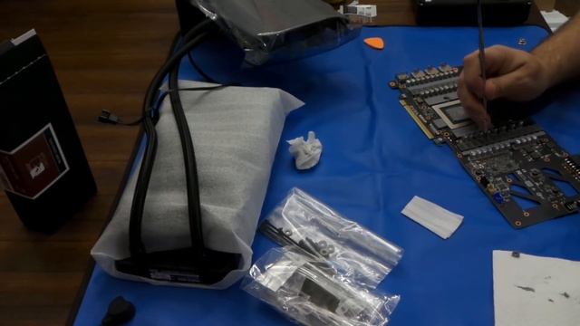 EVGA 3090 FTW hybrid cooler install смотреть онлайн