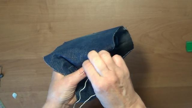 Как сшить шляпу из старых джинс. How to sew a hat from old jeans. смотреть онлайн