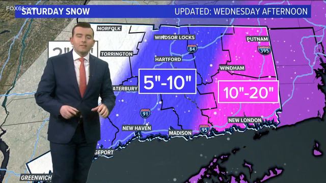 Timing out the Saturday nor'easter bringing snow and wind to Connecticut смотреть онлайн