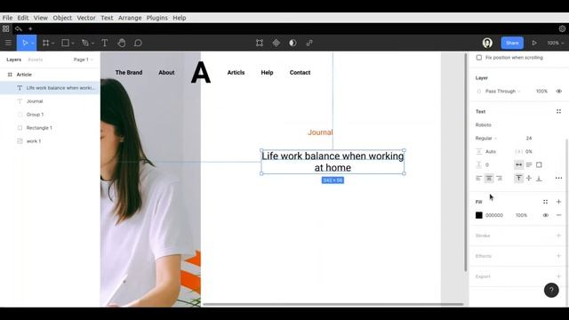 Article Page UI Design in Figma смотреть онлайн