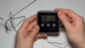 Цифровой кухонный термометр с выносным щупом таймером 0 ℃ ~ + 250 ℃