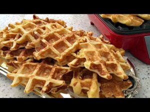 ВАФЛИ - СЫРНИКИ. Творожные вафли в электровафельнице.