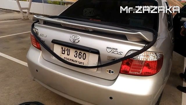 VIOS 2003 แก้ไขน้ำเข้า เปลี่ยนยางขอบฝาท้าย by Mr.zazaka смотреть онлайн