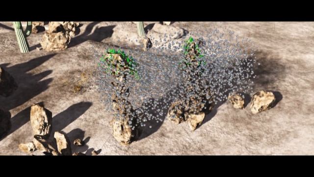 Vue 11.5 - Particle Collisions with EcoSystem Instances смотреть онлайн