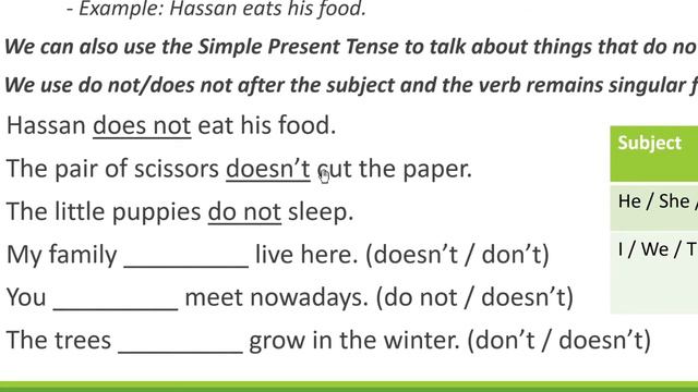 English Lesson 14 - Simple Present Tense 2 (revision) смотреть онлайн
