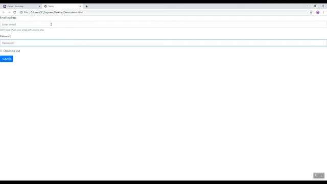 bootstrap: Basic Create Form | Bootstrap 4 Tutorial in (2019) смотреть онлайн