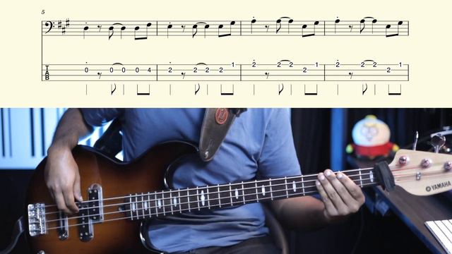 How To Play 🎶 Stand By Me by 🎤 Ben E. King On Bass Guitar 🎸 смотреть онлайн