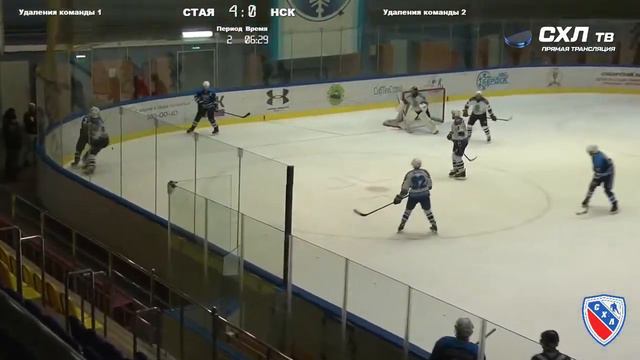 Первенство СХЛ "Стая" - "НСК" . 13 февраля 2021 года смотреть онлайн
