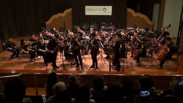 Vivaldi Concerto For 4 Violins, Cello And String Orchestra In B Minor (RV 580) - Immanuel Orchestra
