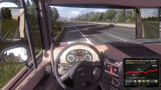 Euro Truck Simulator 2 (называется поворот прощелкал) смотреть онлайн