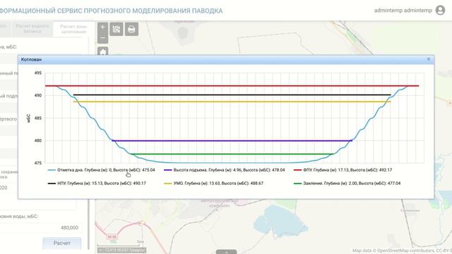 1.7. Расчет зоны затопления для типов объекта "Водохранилище" и "Озеро" смотреть онлайн