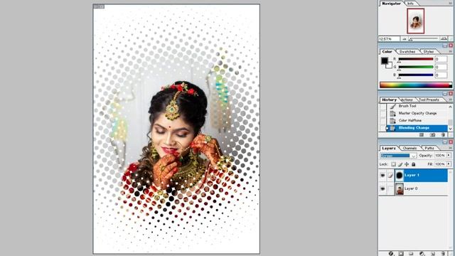 How to apply color halfrone effect in photoshop, Color halftone effect in photoshop, смотреть онлайн