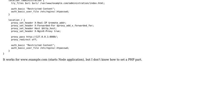 DevOps & SysAdmins: Nginx - proxy to Node.js and PHP смотреть онлайн