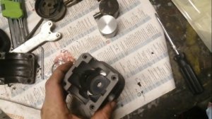 Замена поршневой на бензопиле ПАРТНЕР 350 - ничего сложного!