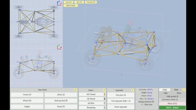 Frame Design Tutorial (Dream Car Racing 3D) смотреть онлайн