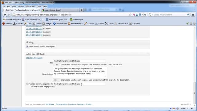 SEO each of your blog posts with the All In One SEO Pack смотреть онлайн