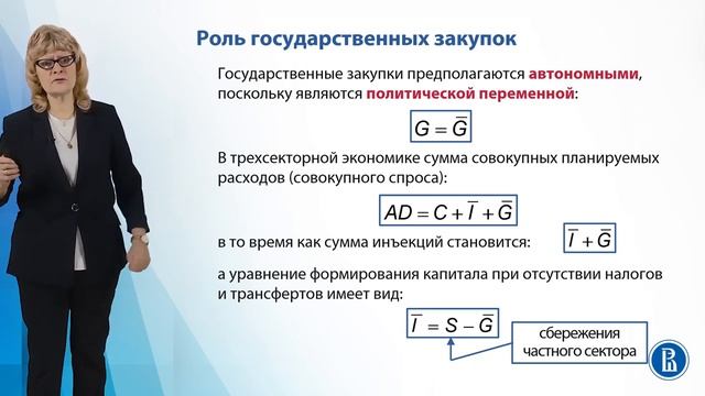 Государственный сектор и совокупный спрос. Воздействие государственных закупок смотреть онлайн