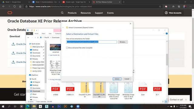 Oracle SQL 11.2g XE Installation смотреть онлайн