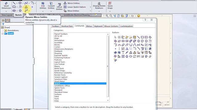 SOLIDWORKS - How to Customize the Command Manager смотреть онлайн