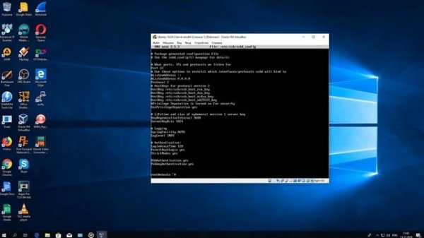 Подключение к Ubuntu на VirtualBox через PuTTY терминал (способ 2)