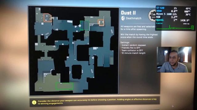 GeForce GT 640 2 GB DDR3 -- Counter-Strike: Global Offensive (CS:GO) -- Benchmark -- 2021