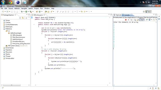 3d Array in Java смотреть онлайн