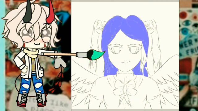 {Speed Paint} Gift for Lady Galaxy //Itz Luna John Dzuuh//Gacha life смотреть онлайн