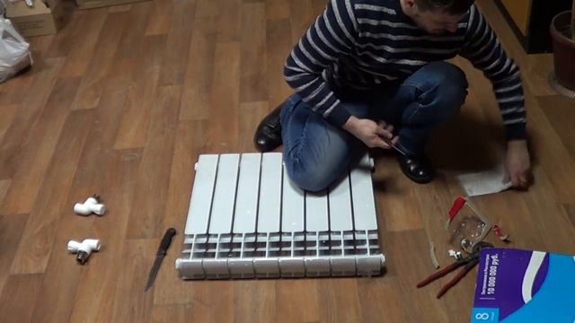 Радиатор отопление своими руками сборка, собираем алюминиевый радиатор